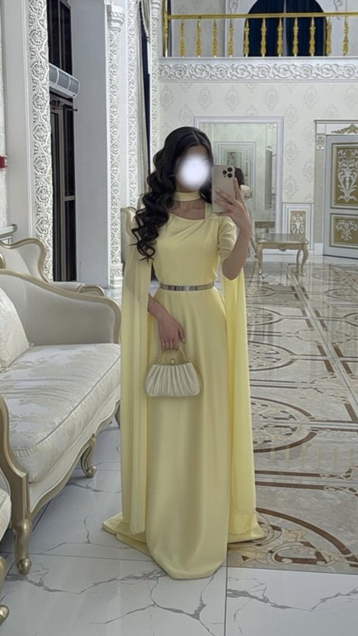 Атласное платье
