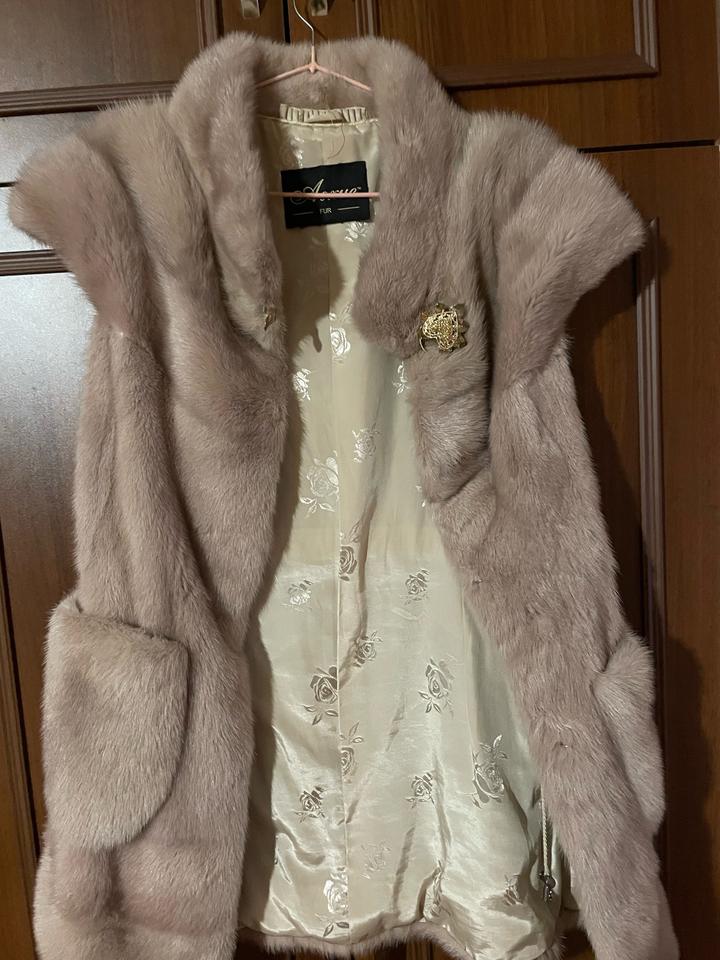 Норковая жилетка