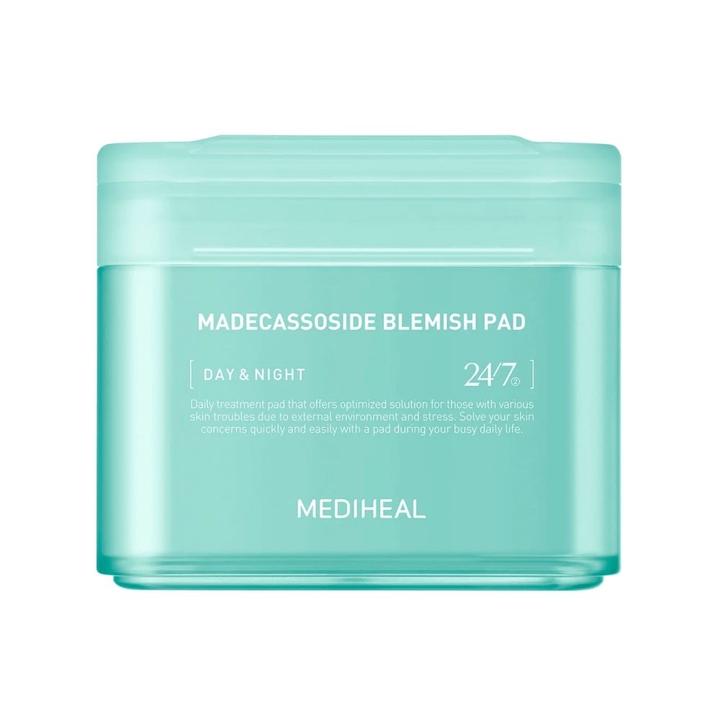 Успокаивающие тонер-пэды с мадекассосидом Mediheal Madecassoside Blemish Pad обл