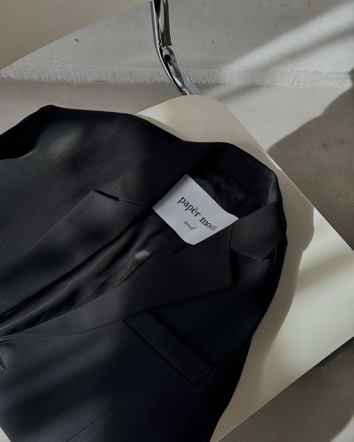 Черный пиджак Papermoon