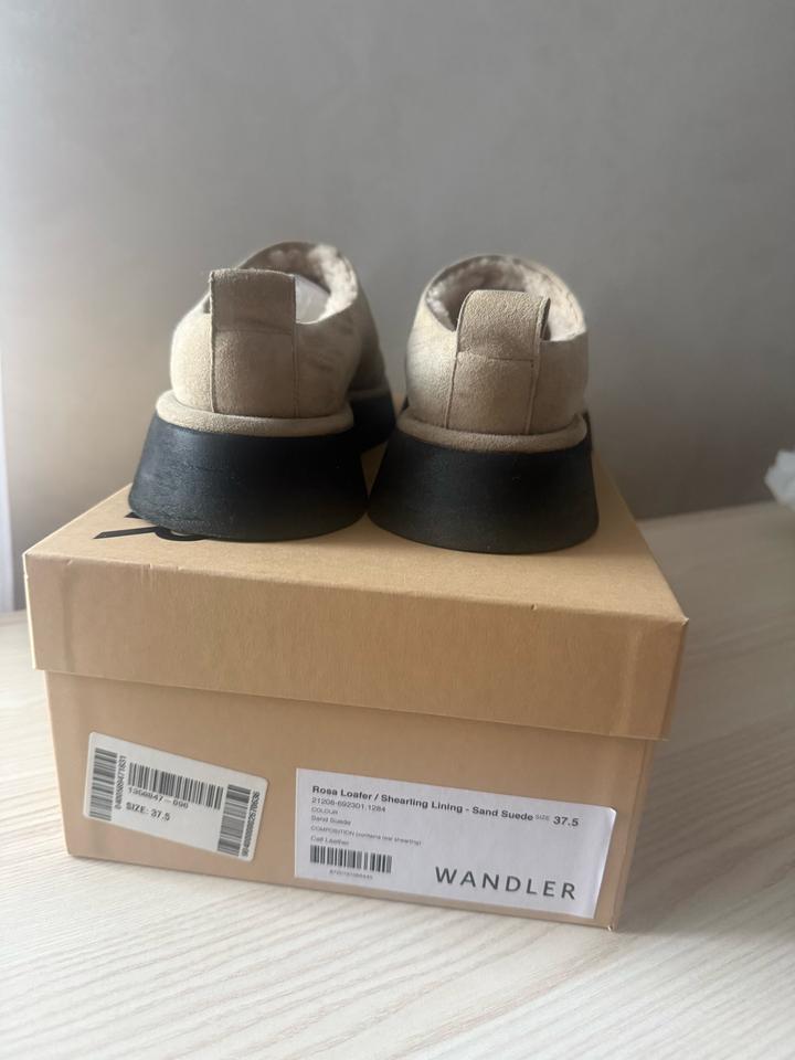 Меховые мюли Wandler