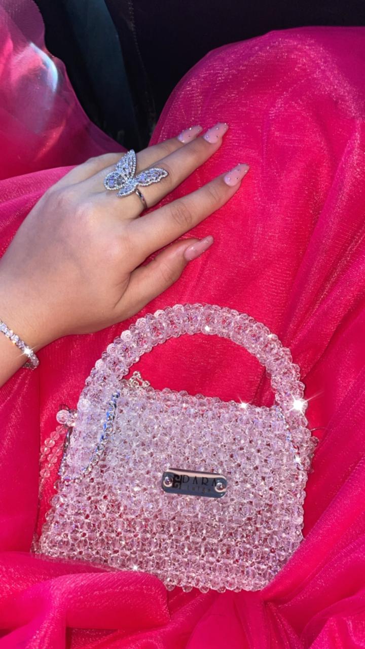 Дизайнерская сумка ручной работы из хрусталя!