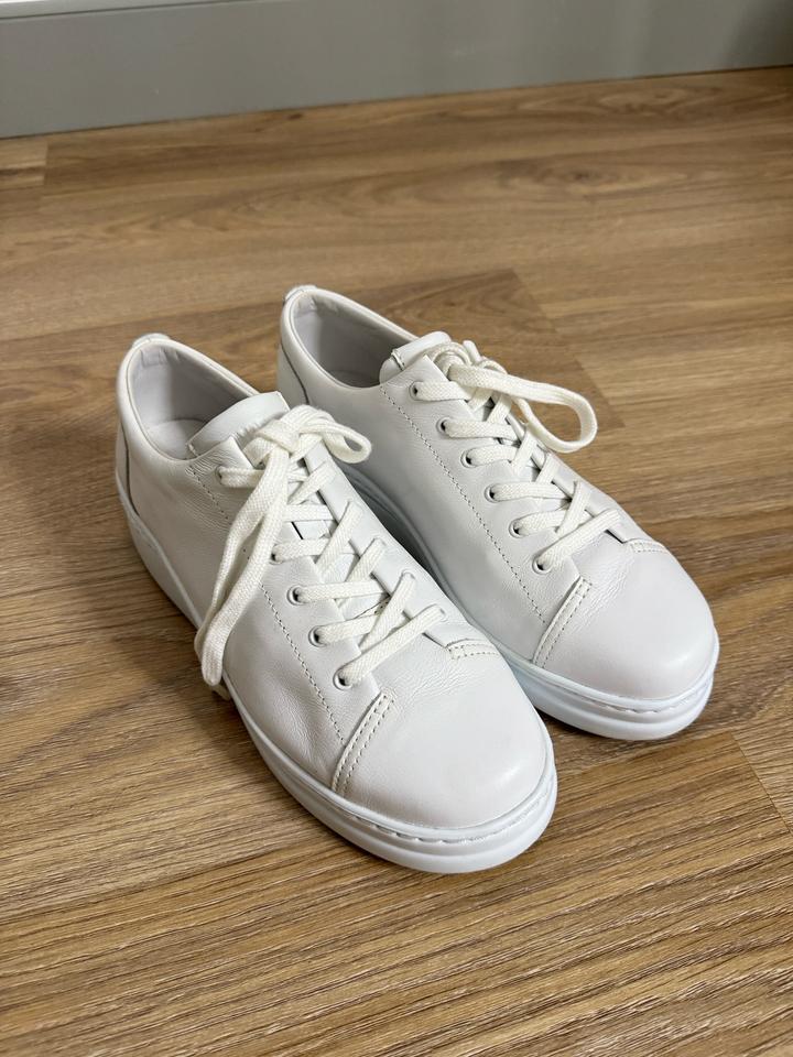 Camper White Leather Sneakers / Белые кожаные кеды Camper