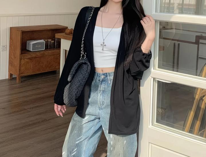 Кардиган накидка