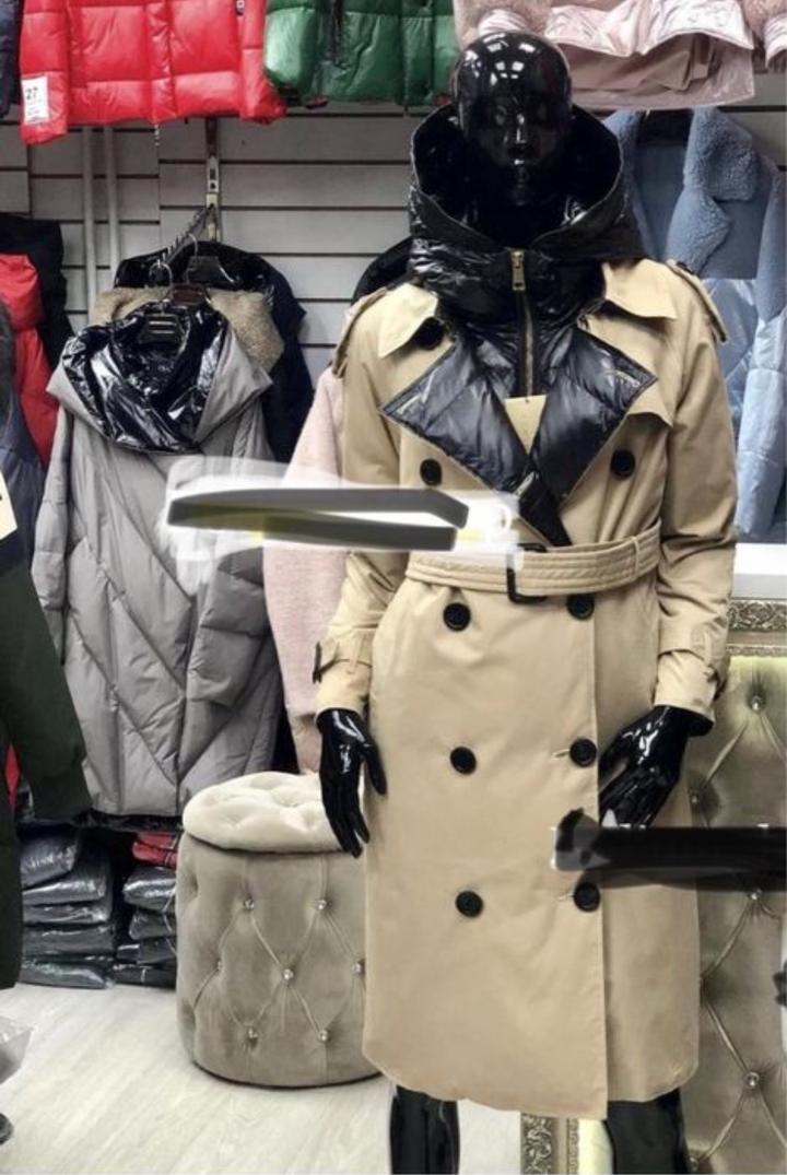 Зимний тренч женский