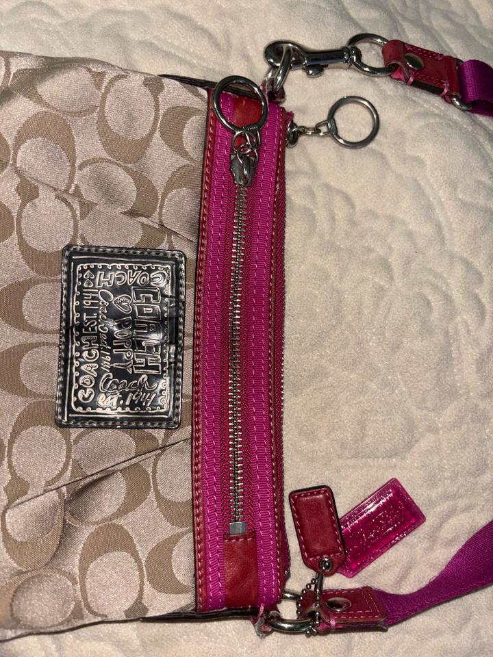 Coach Poppy Crossbody сумка в комплекте со съемным кошельком