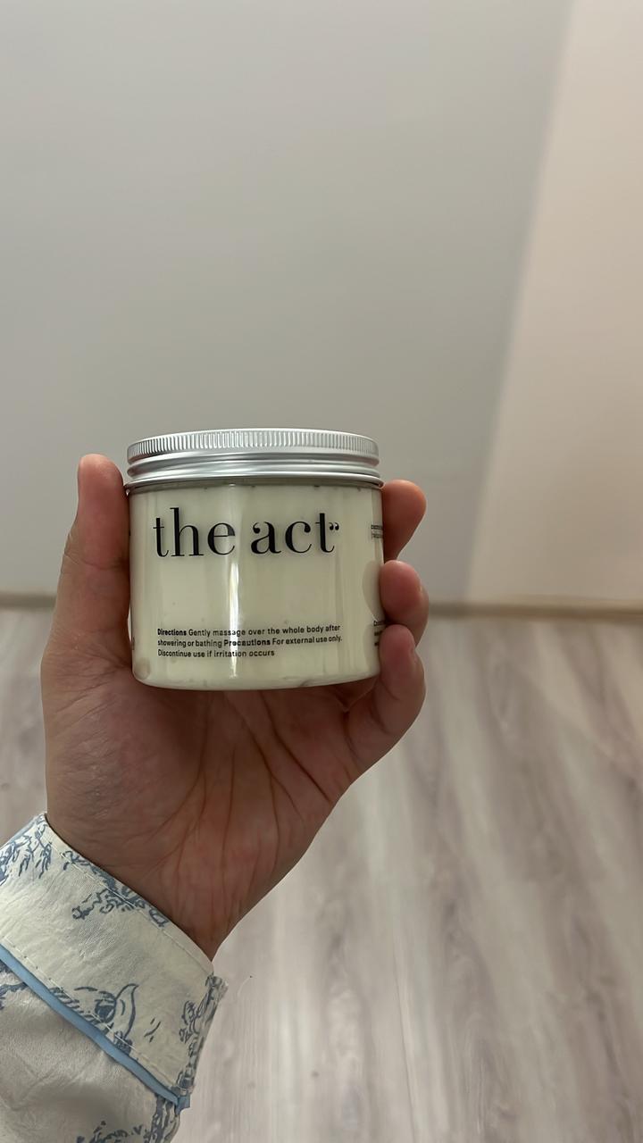 Скраб и масло