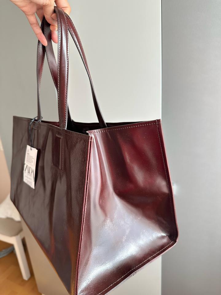 Кожаная сумка Zara Limited collection