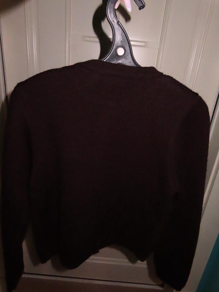 Коричневая кофта zara
