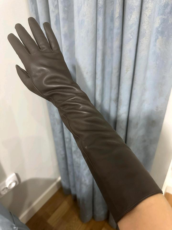 Перчатки кожаные