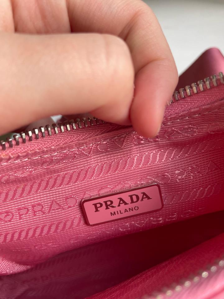 Розовая Винтажная Сумка Prada
