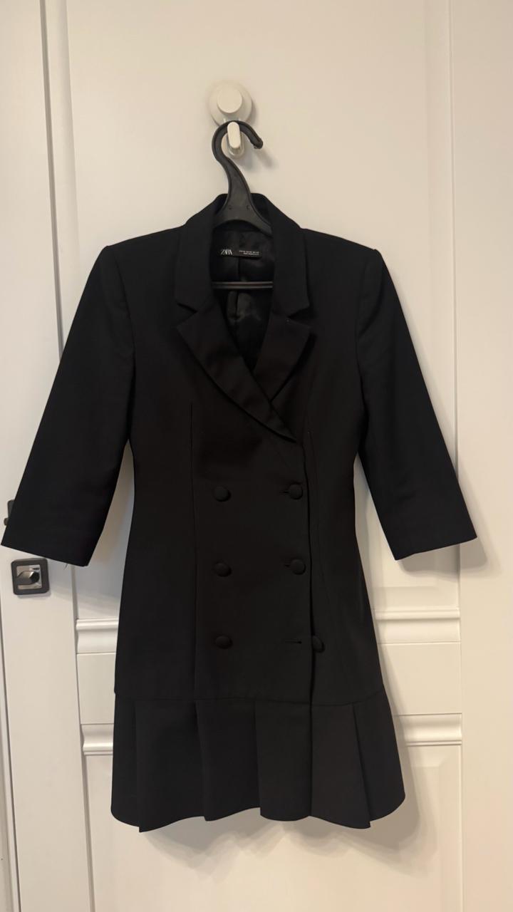 Черное платье-пиджак, Zara