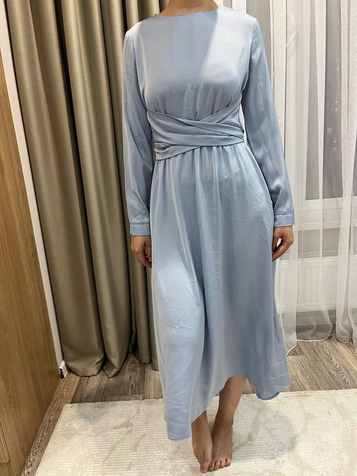 Атлас платье