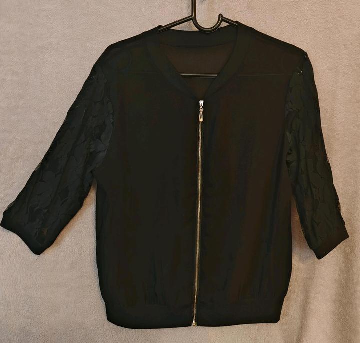 Бомбер из шифона