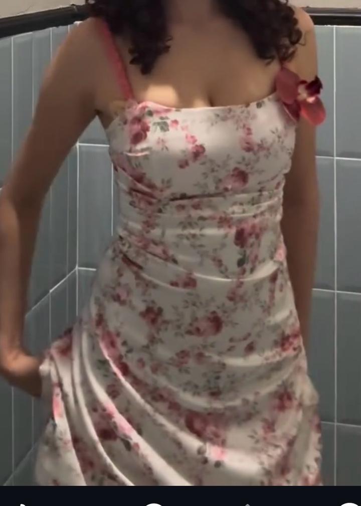 Цветочное платье