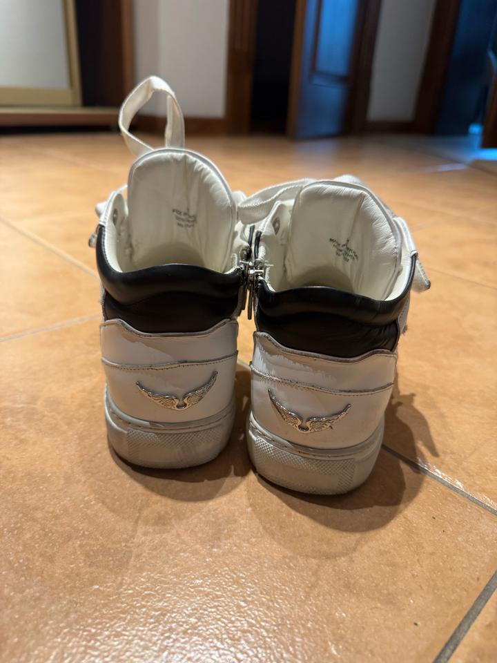 Кеды из кожи Zadig & Voltaire