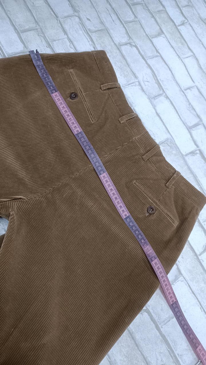 Мужские вельветовые коричневые брюки