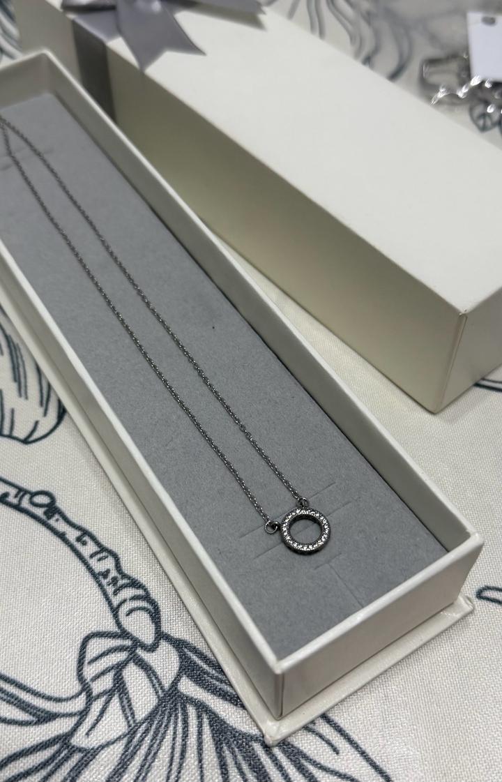 Серебряное колье