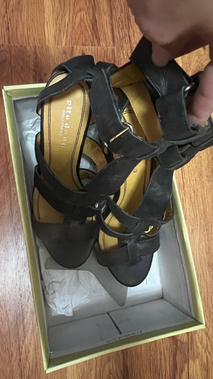 Кожаные босоножки, новые 36 р , Pito deng collection