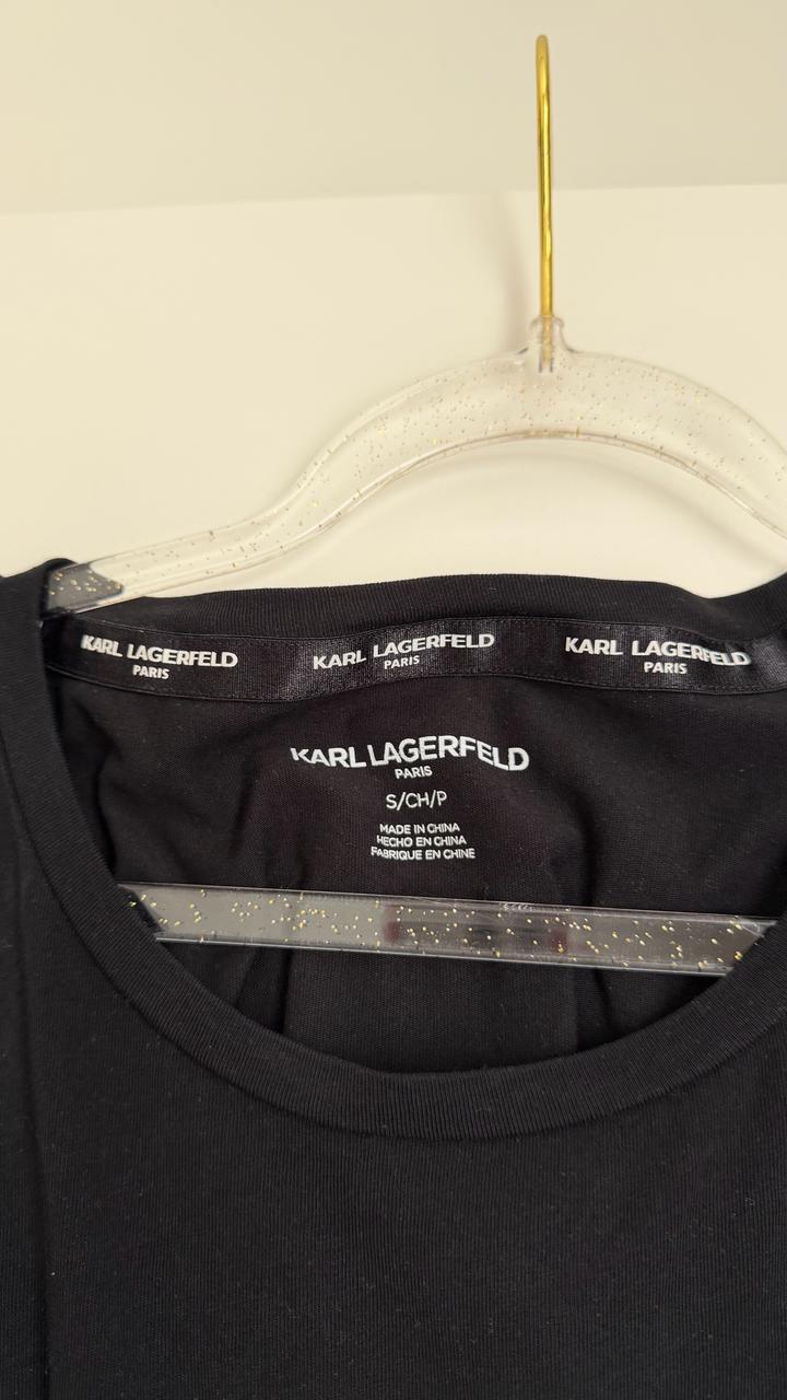 Черная футболка Karl Lagerfeld