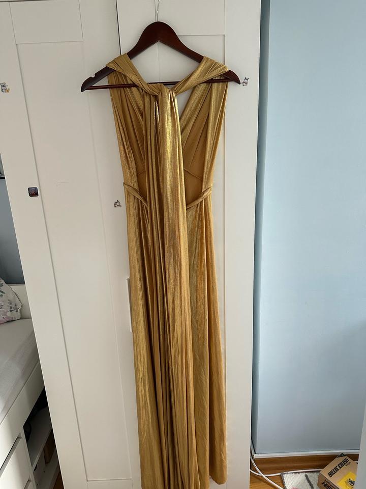 Золотое платье-трансформер в пол. Хотите быть королевой👑