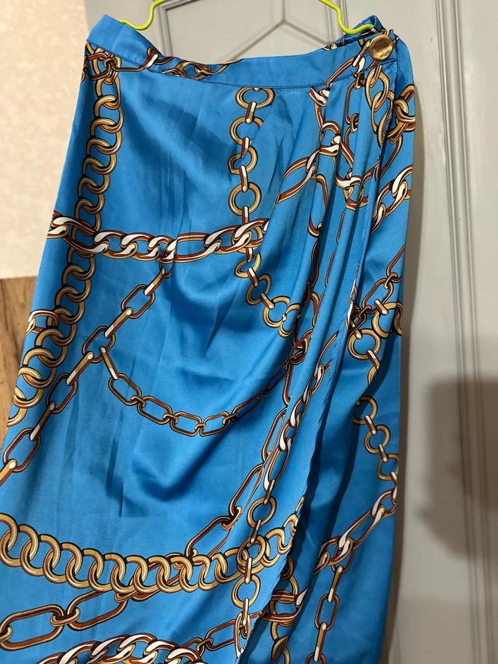 Юбка Zara в стиле Moschino 💙