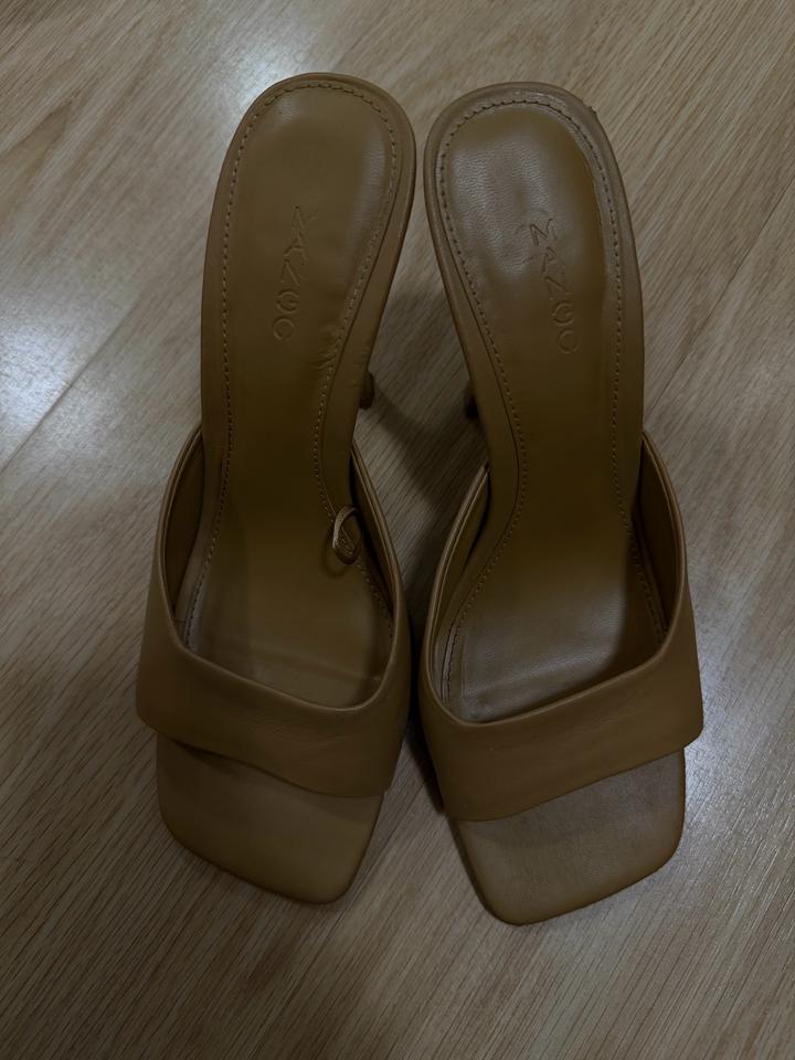 Кожаные босоножки MANGO