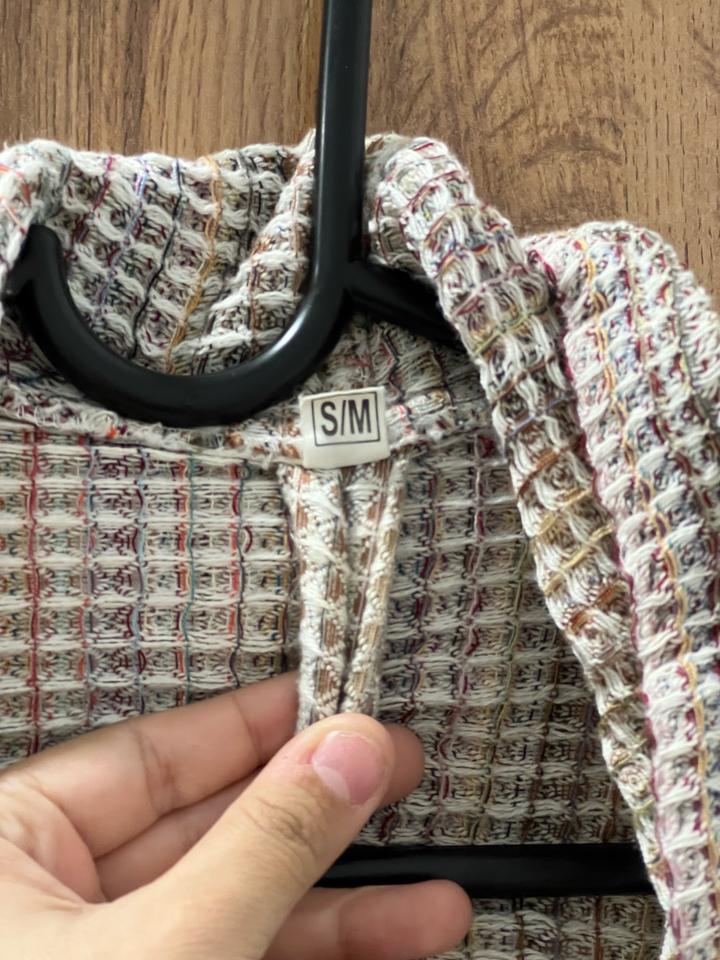 Халат вязанный