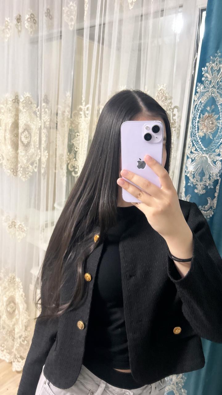 Черный твидовый пиджак