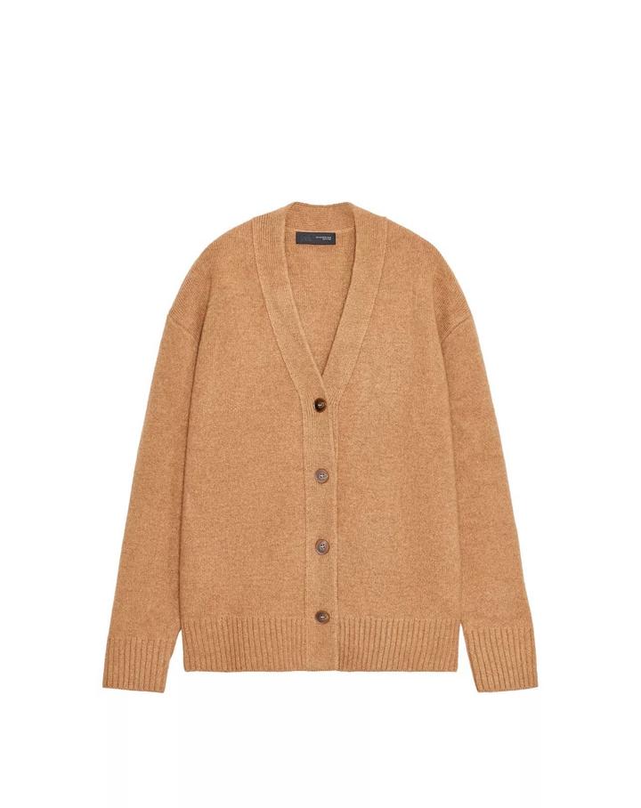 Кардиган оверсайз из шерсти