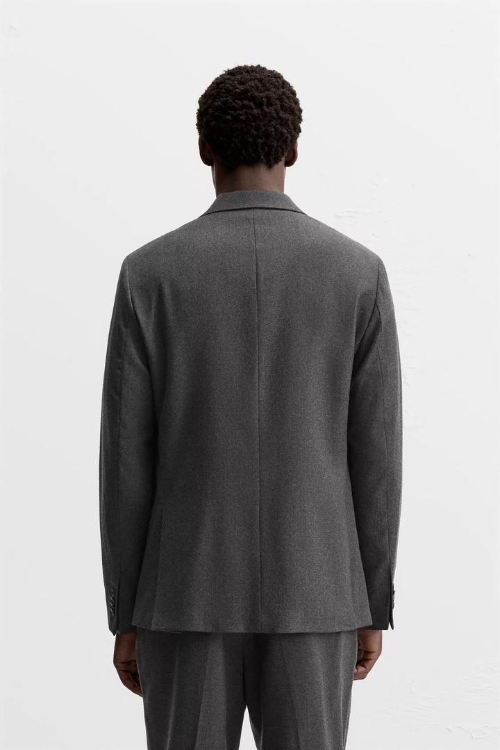 Новый шерстяной пиджак Zara (XL)