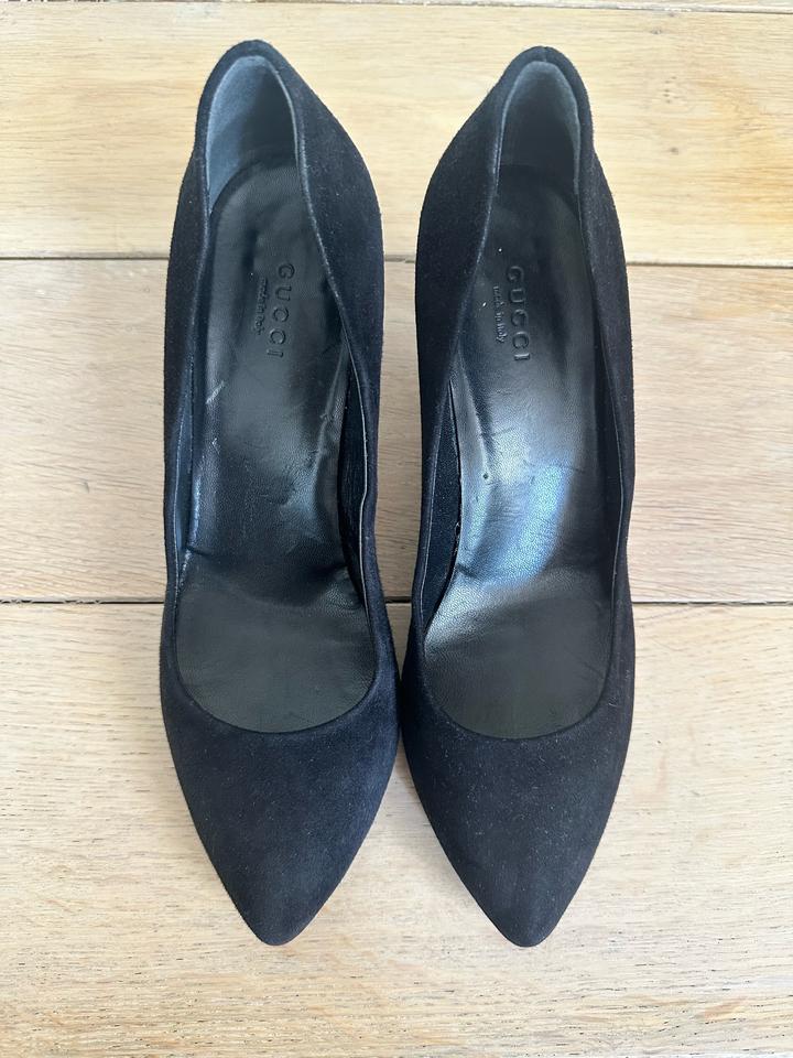 Черные туфли-лодочки Gucci