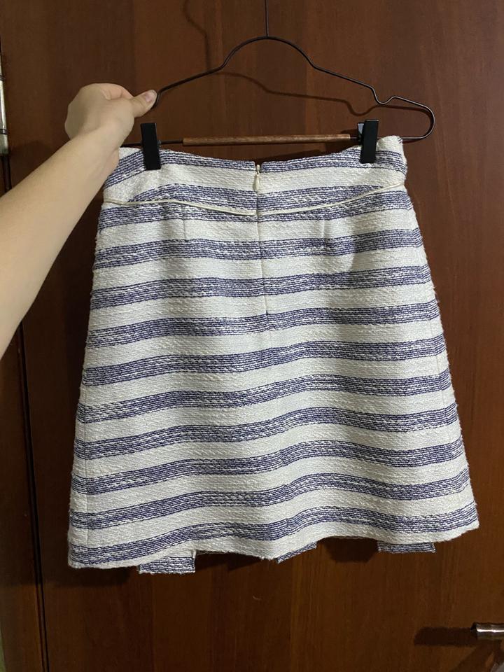 ✨ Стильная плиссированная мини-юбка в полоску