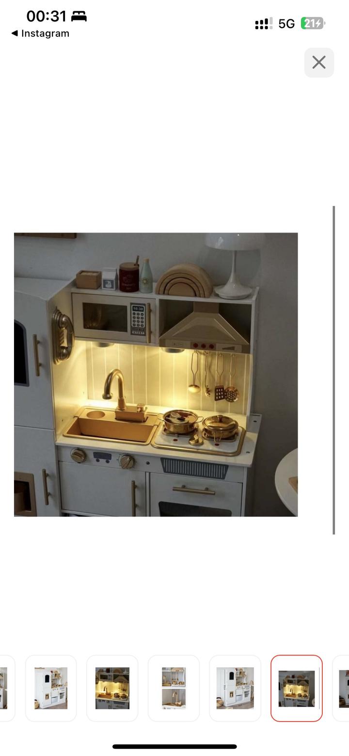 Кухня детская деревянная