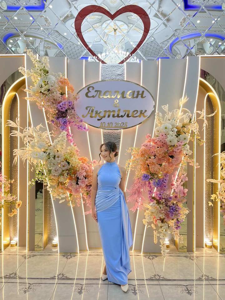 голубое платье 😍