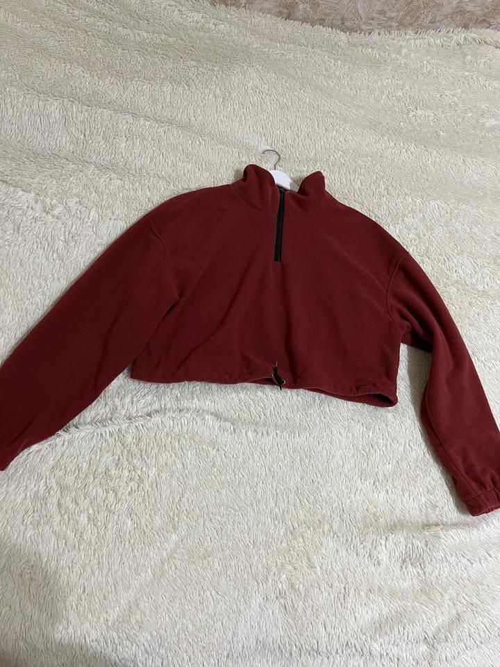 Кофта флис короткая