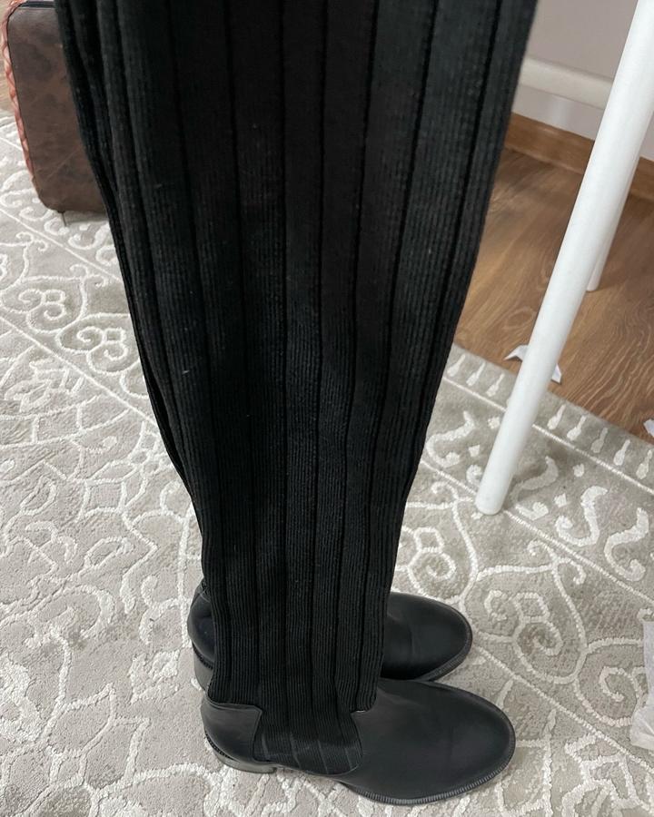 Казахстанский бренд Aizhan Assenbayeva Сапоги кожаные