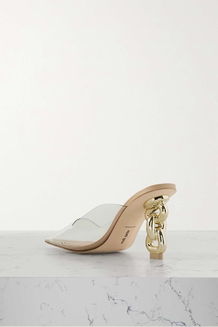 CULT GAIA мюли Carmen, прозрачный, золотой