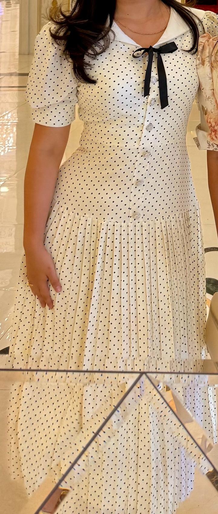 платье в горошек
