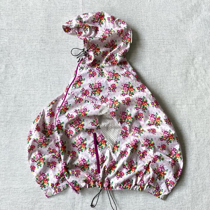 Columbia flower windbreaker