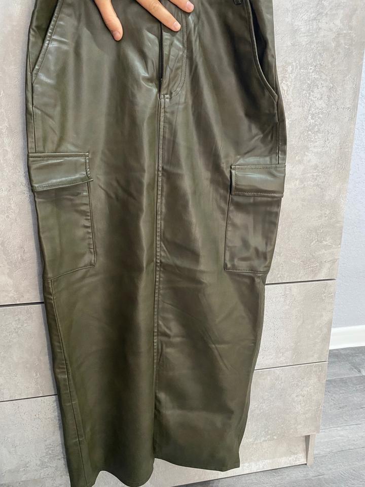 Кожаная юбка Zara