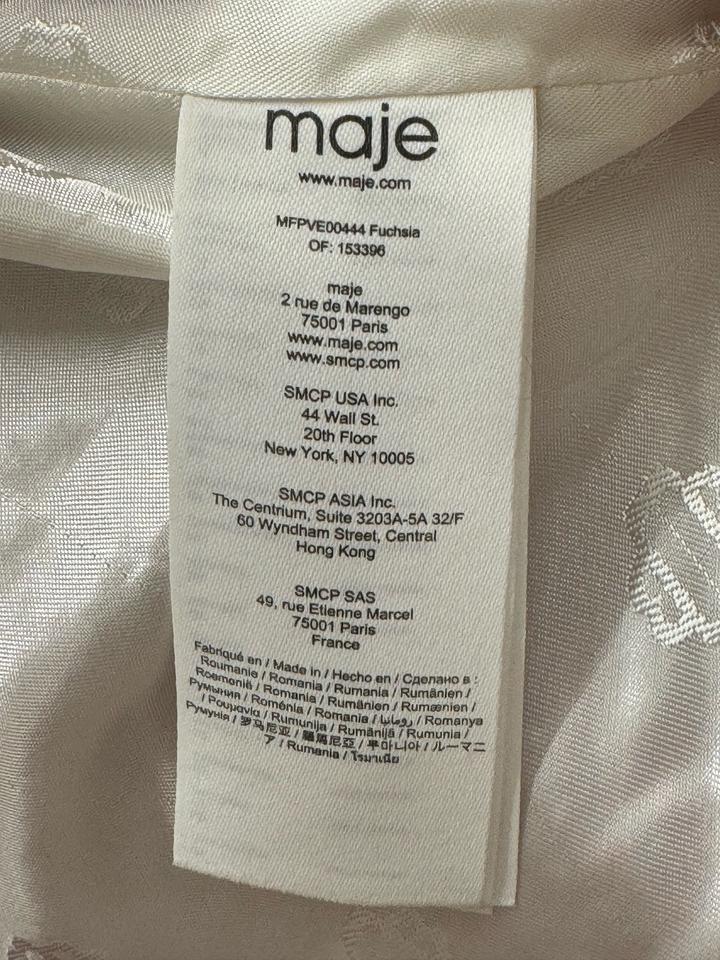 женский укороченный твидовый жакет от французского бренда Maje