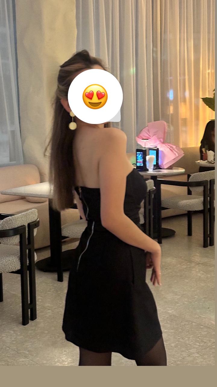 Коктейльное черное платье