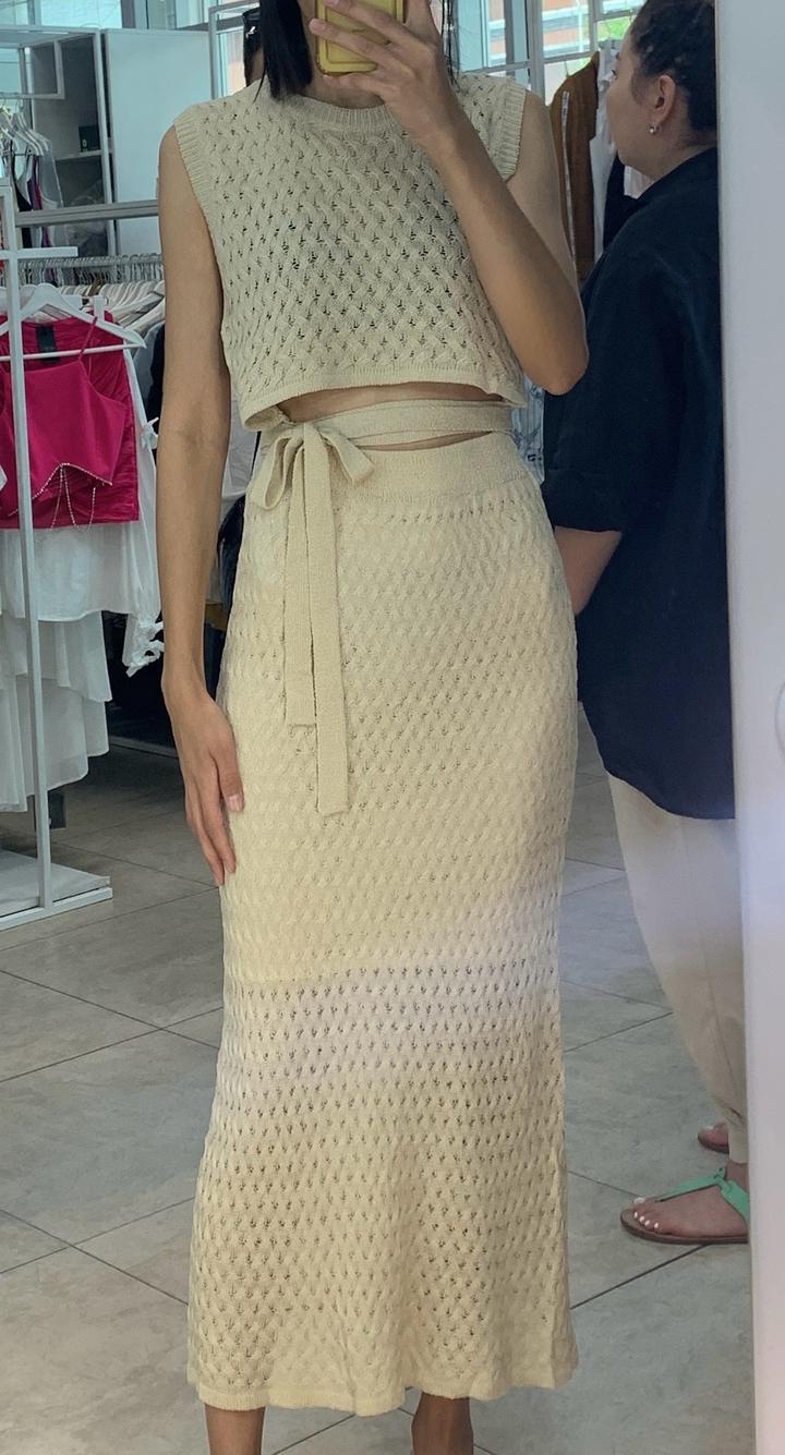 Костюм из топа и юбки