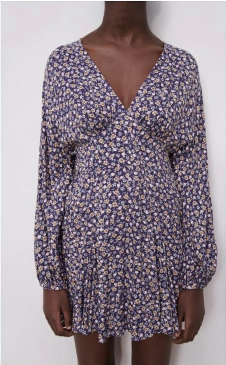 Фиолетовое платье Зара