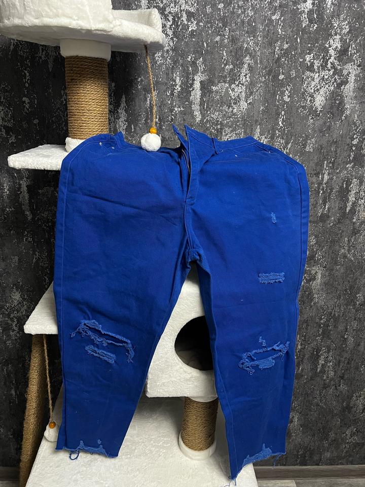 Джинсы рванки