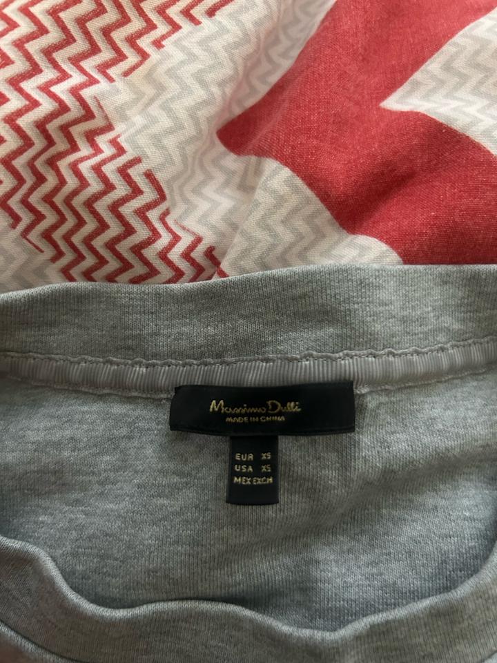 Серая футболка Massimo Dutti
