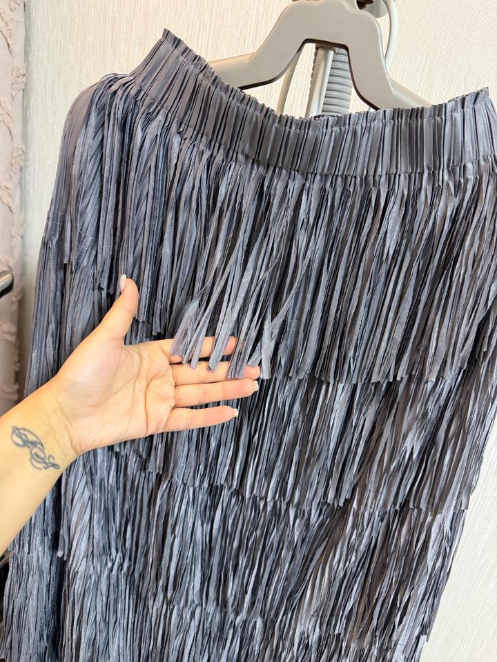 Юбка с бахрамой