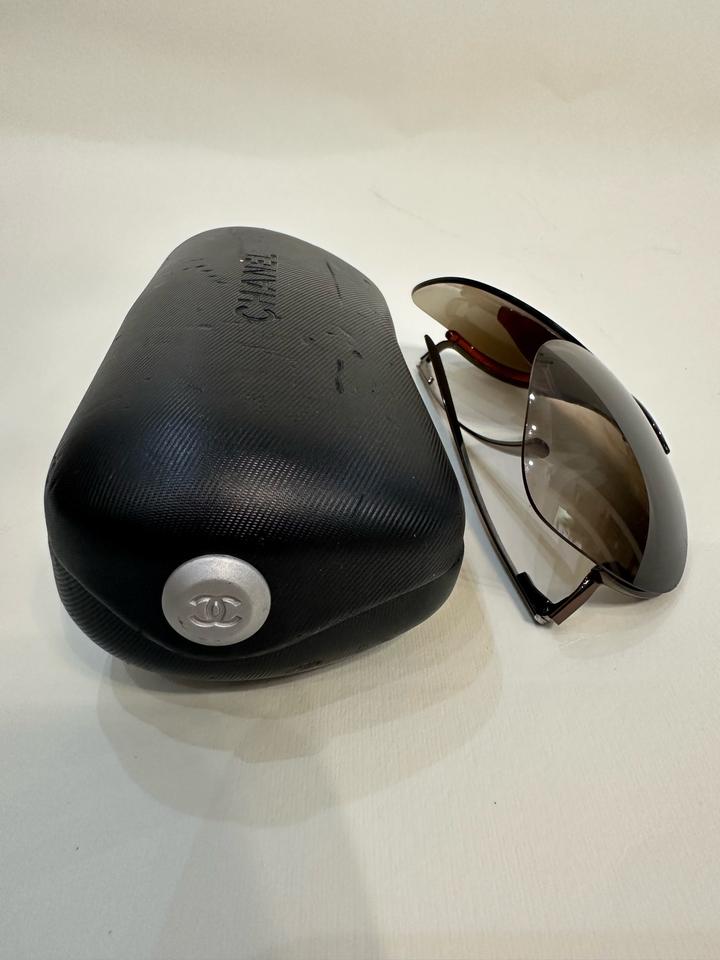 Солнцезащитные очки-маски Chanel