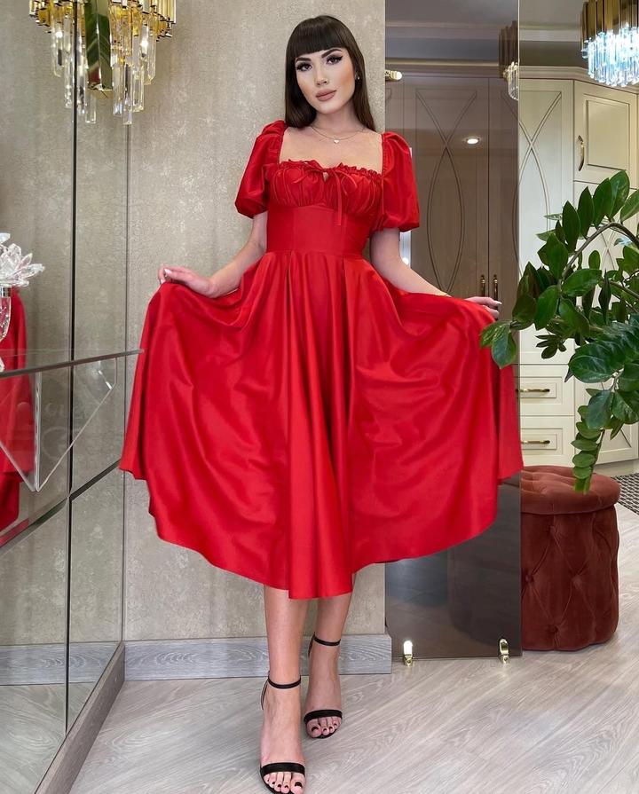 Платье Крестьянка Новое М